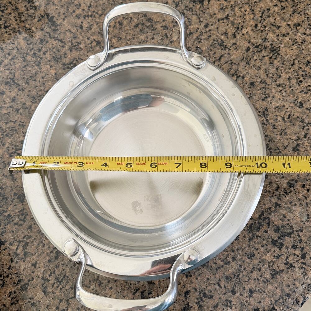 Wolfgang Puck Cafe Collection 8" and 11" Buffet Server Set, Stainless Steel - Picture 9 of 9